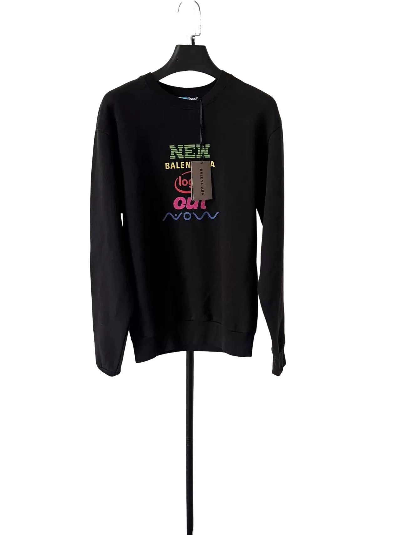 Balenciaga Balenciaga Multi-Logo Graphic Sweatshirt XS Size US XS / EU 42 / 0 - 1 Thumbnail