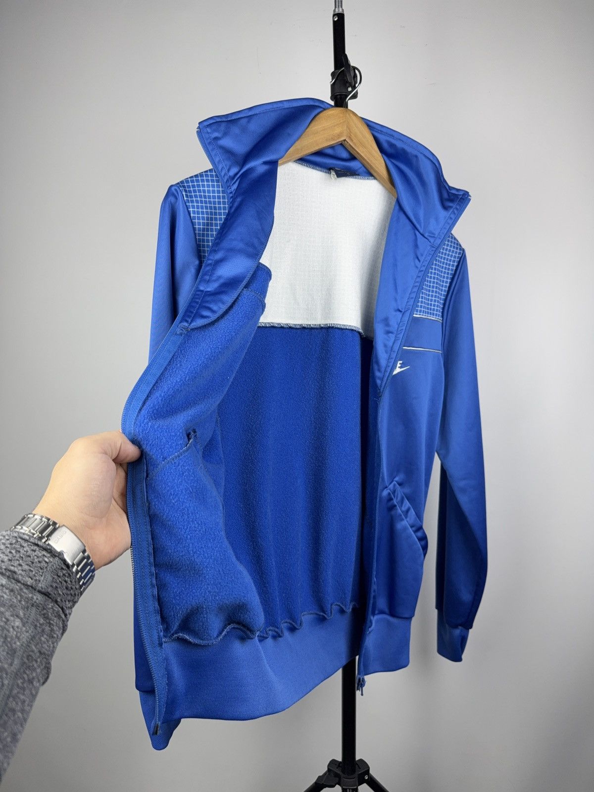 Nike Vintage Retro 80s Nike Sportswear Track Jacket UK Made S Size US S / EU 44-46 / 1 - 18 Thumbnail