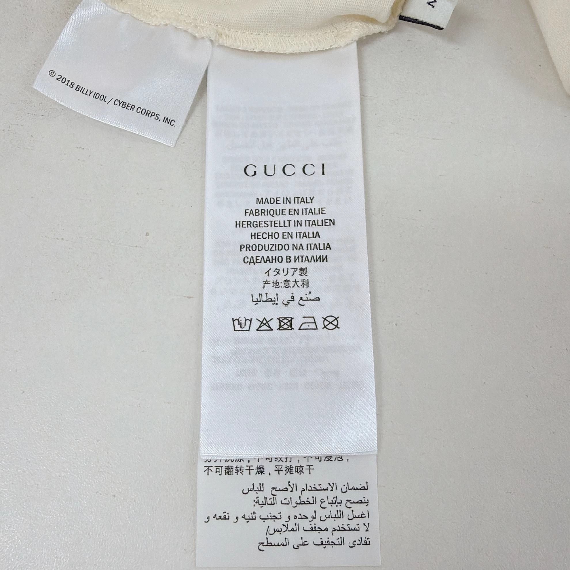 Gucci Gucci Beige Logo Tee M With Tags 5424 Size US M / EU 48-50 / 2 - 8 Thumbnail