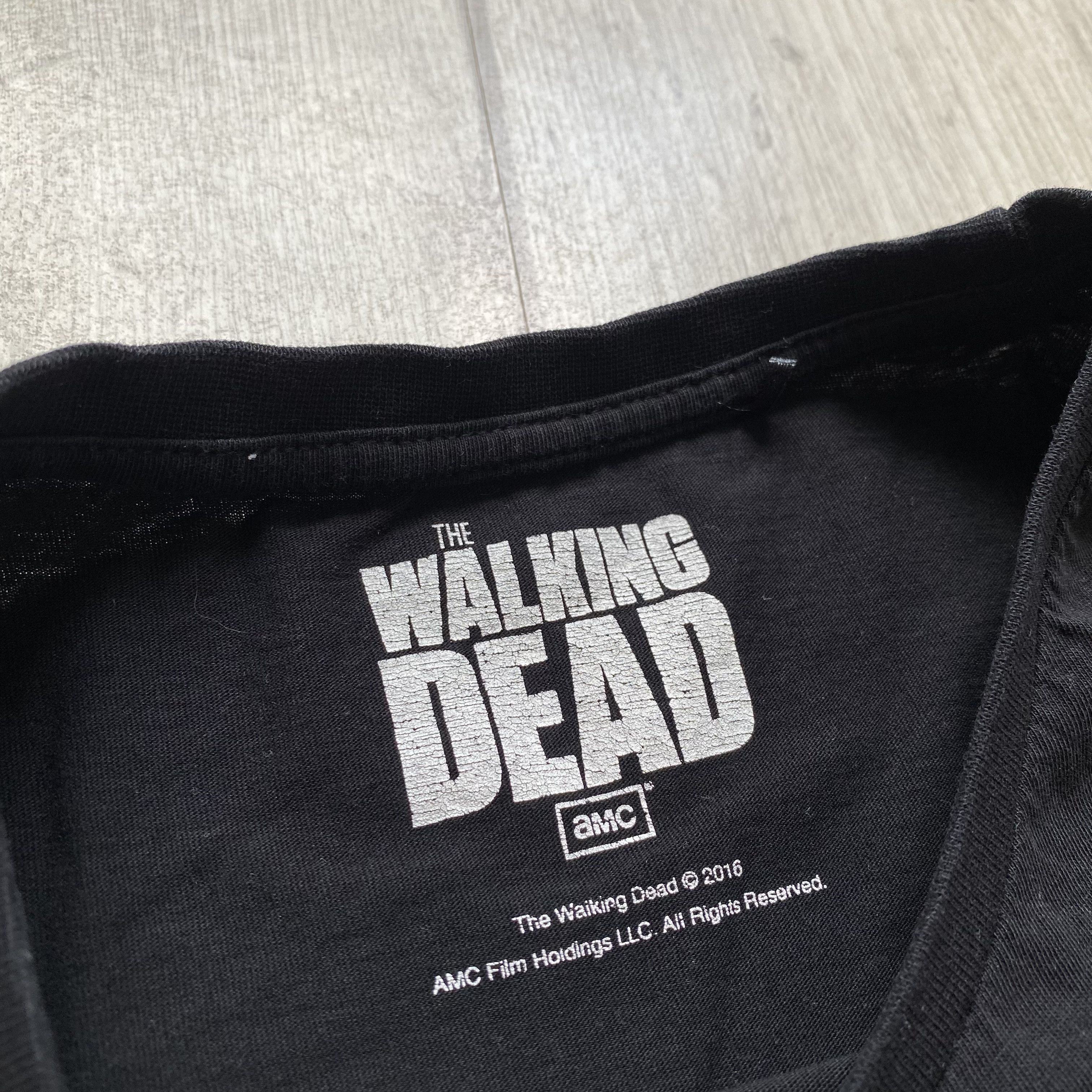 Expert Horror 🧟‍♂️ The Walking Dead amc Promo tee Zombie Big Logo Y2K Size US M / EU 48-50 / 2 - 6 Thumbnail