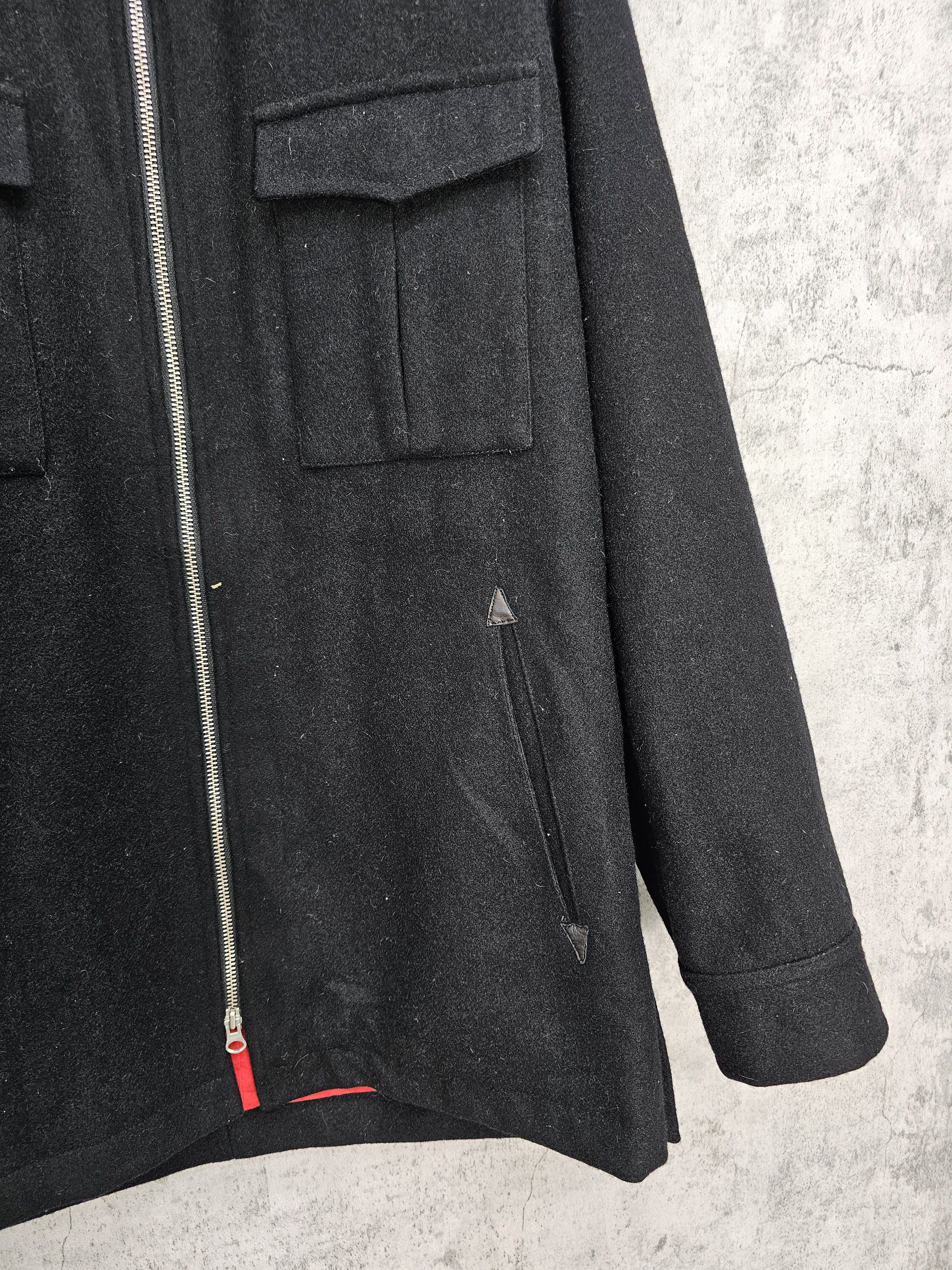 Christophe Lemaire Vintage CHRISTOPHE LEMAIRE Winter Black Wool Jacket J0091 Size US L / EU 52-54 / 3 - 6 Thumbnail