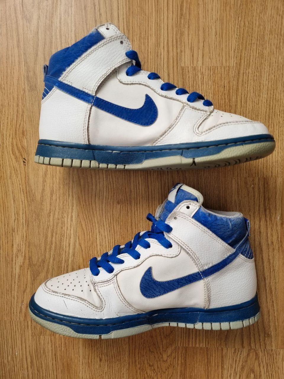 Nike Nike Dunk High GS 'White Blue Sapphire' Size US 6.5 / IT 36.5 - 3 Thumbnail