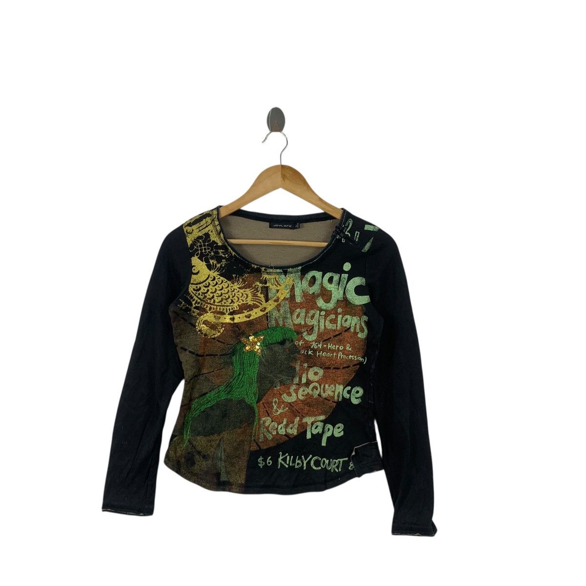 Other JOYLIFE KILBY COURT Rhinestone Bling Abstract Tee Shirt Size L / US 10 / IT 46 - 3 Thumbnail