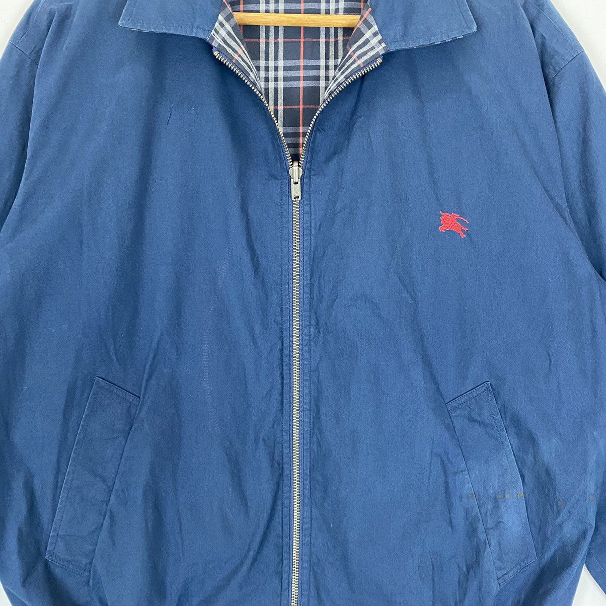Burberry ✨Burberrys reversible blue nova check Made in England Size US M / EU 48-50 / 2 - 9 Thumbnail