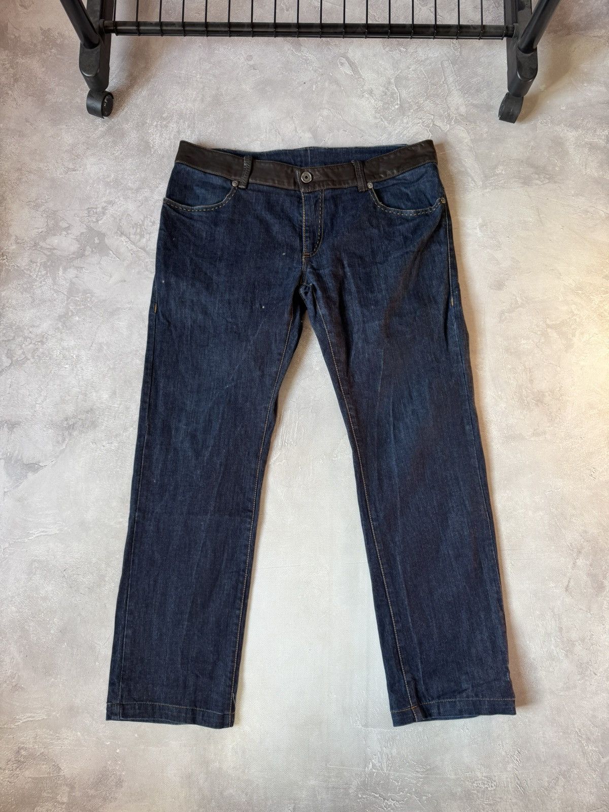 Dirk Bikkembergs Dirk Bikkembergs Blue Denim Pants Size US 38 / EU 54 - 5 Thumbnail