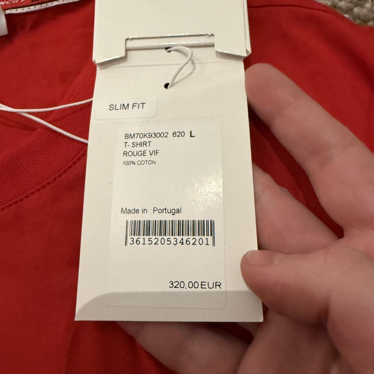 Givenchy Givenchy Paris logo tee t-shirt brand new size L Size US L / EU 52-54 / 3 - 3 Thumbnail