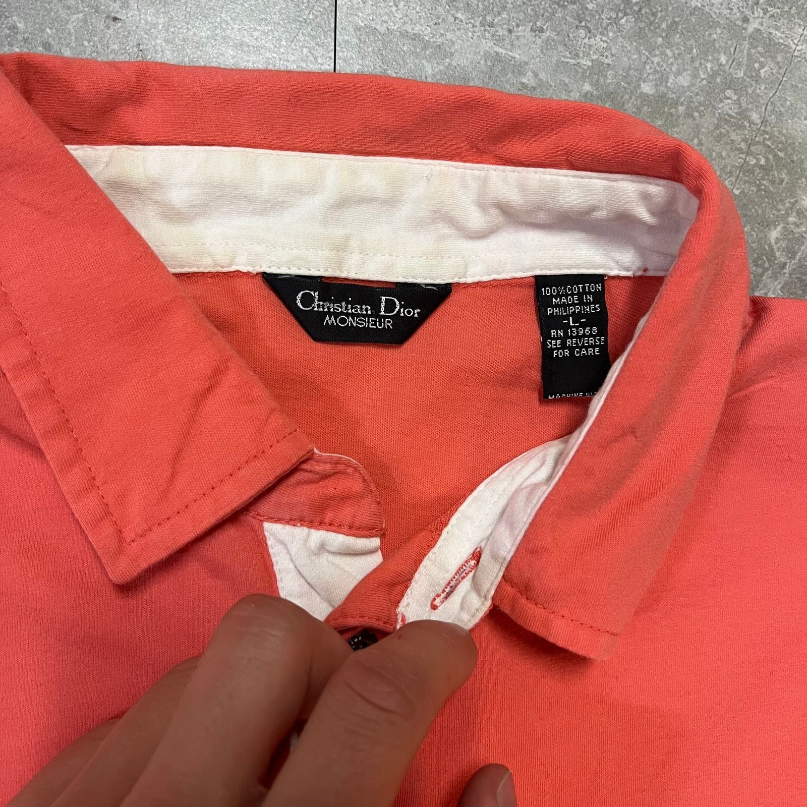 Dior Red Christian dior monsiuer polo Size US L / EU 52-54 / 3 - 3 Thumbnail