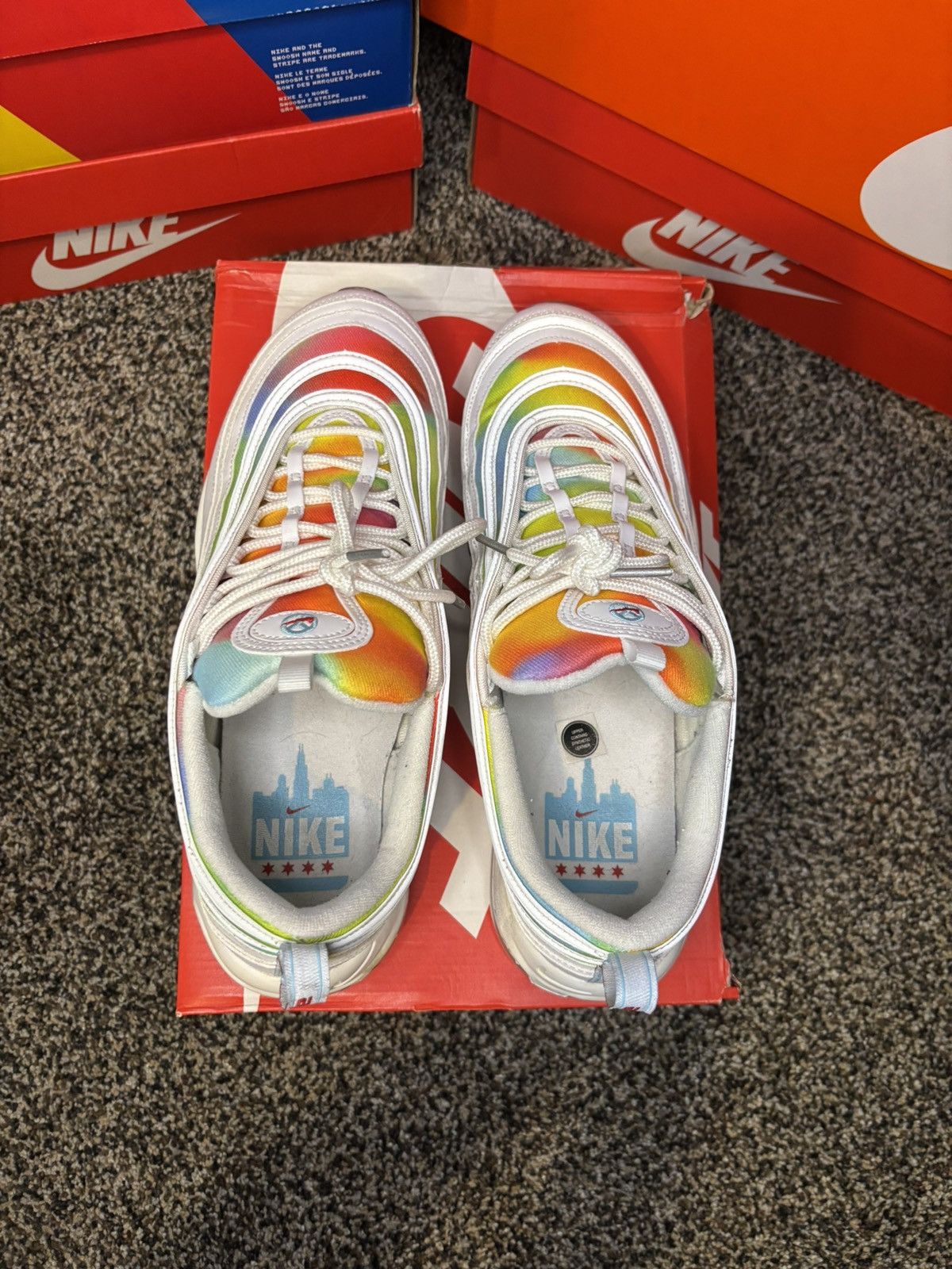 Nike Nike Air Max 97 Tie Dye Chicago Size US 11 / EU 44 - 9 Thumbnail