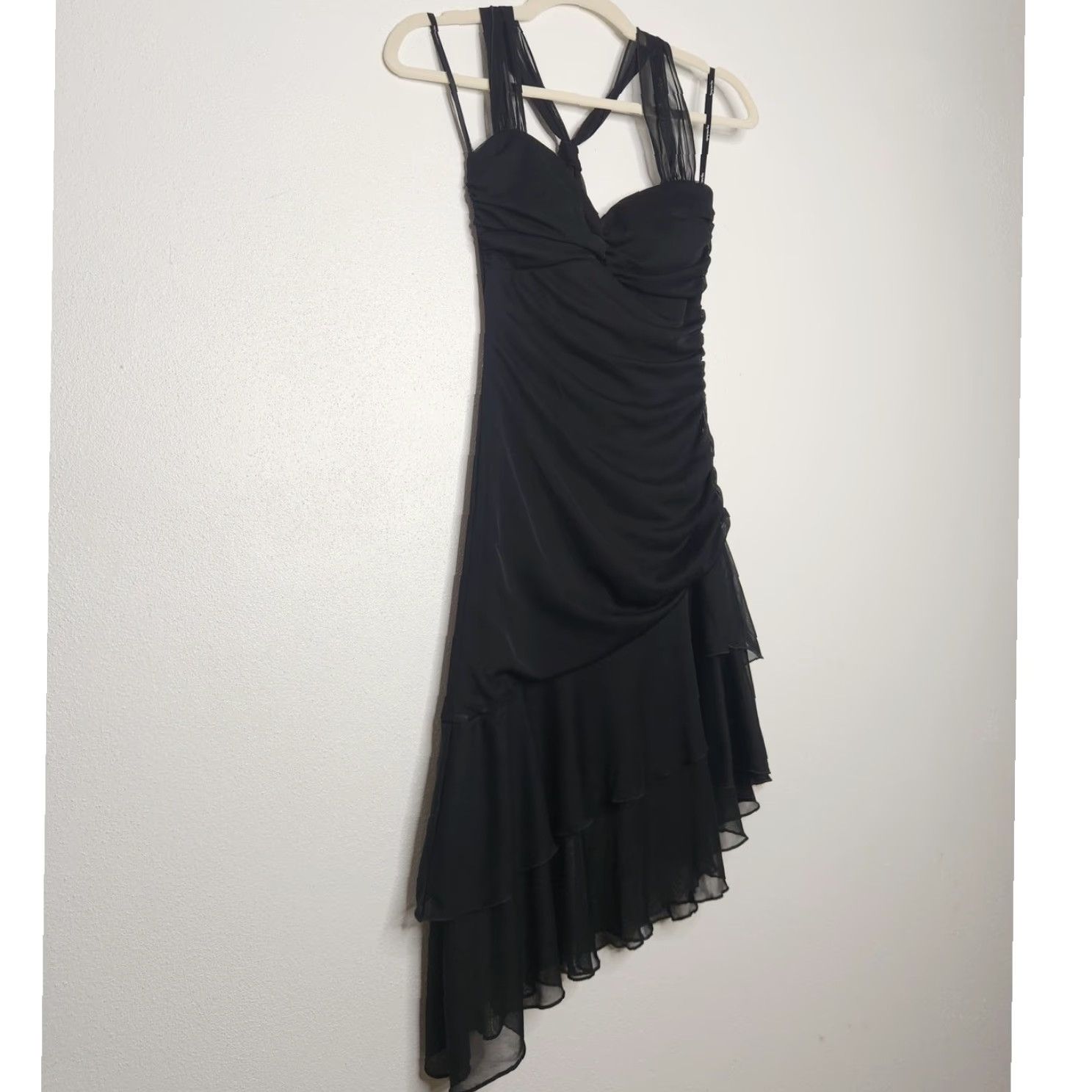 Vintage VINTAGE My Michelle Dress Halter Midi Size S / US 4 / IT 40 - 4 Thumbnail