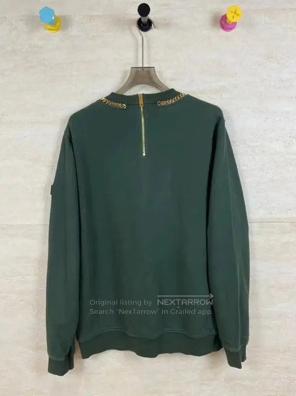 Burberry Burberry Green Cotton Women's Sweatshirt. Size L / US 10 / IT 46 - 2 Thumbnail