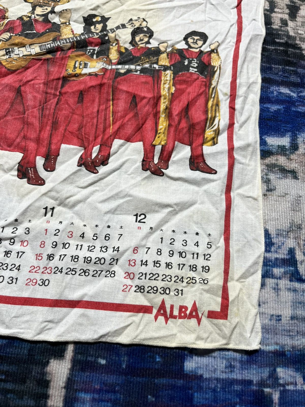 ALBA 🔥RARE Vintage Alba 1981 Calendar Japan Size ONE SIZE - 6 Thumbnail