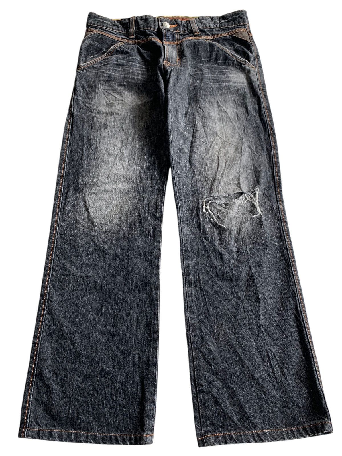 VINTAGE EDWIN BLUE TRIP NAVAJO FADED&RUSTY JAPANESE DENIM