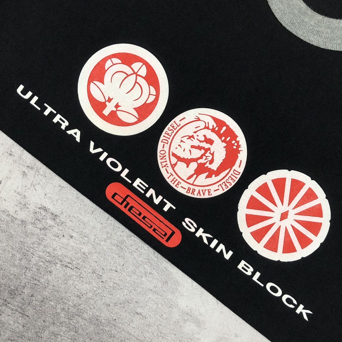 Diesel Vintage Diesel Ultra Violent Skin Block Tee Size US M / EU 48-50 / 2 - 3 Thumbnail
