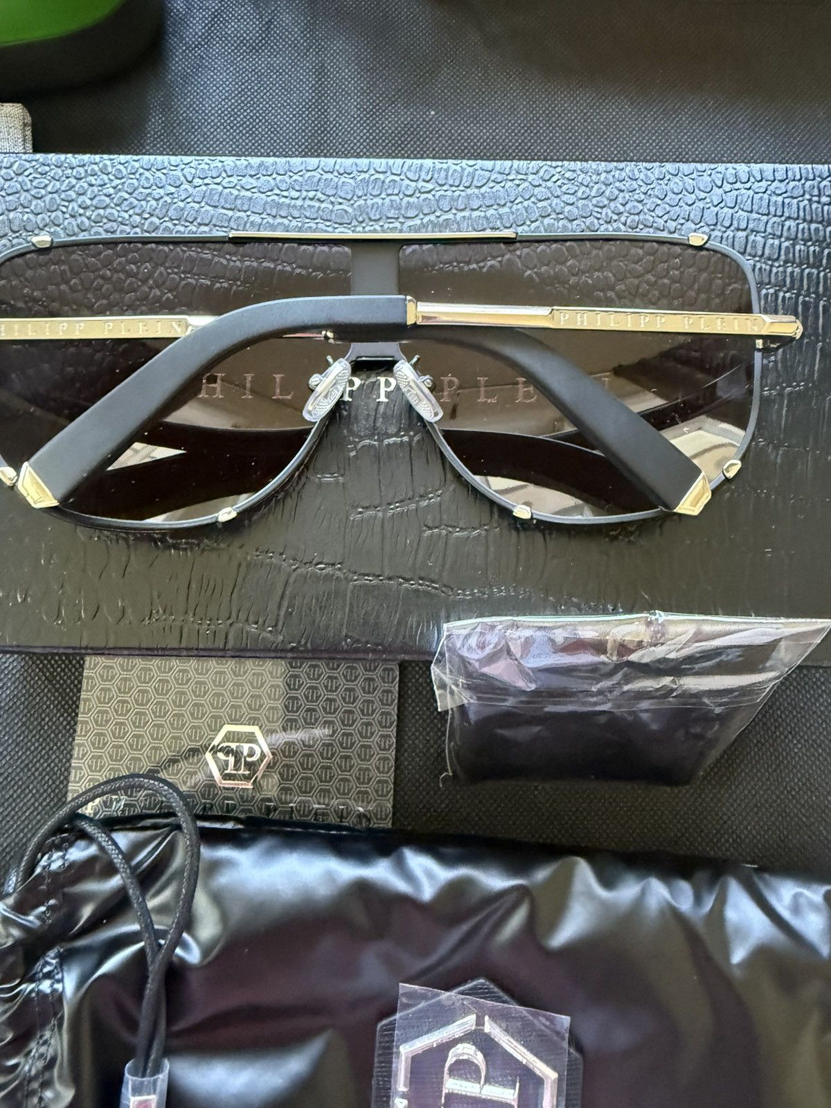Philipp Plein Philip Plein Plein Stud Aviators Size ONE SIZE - 2 Thumbnail