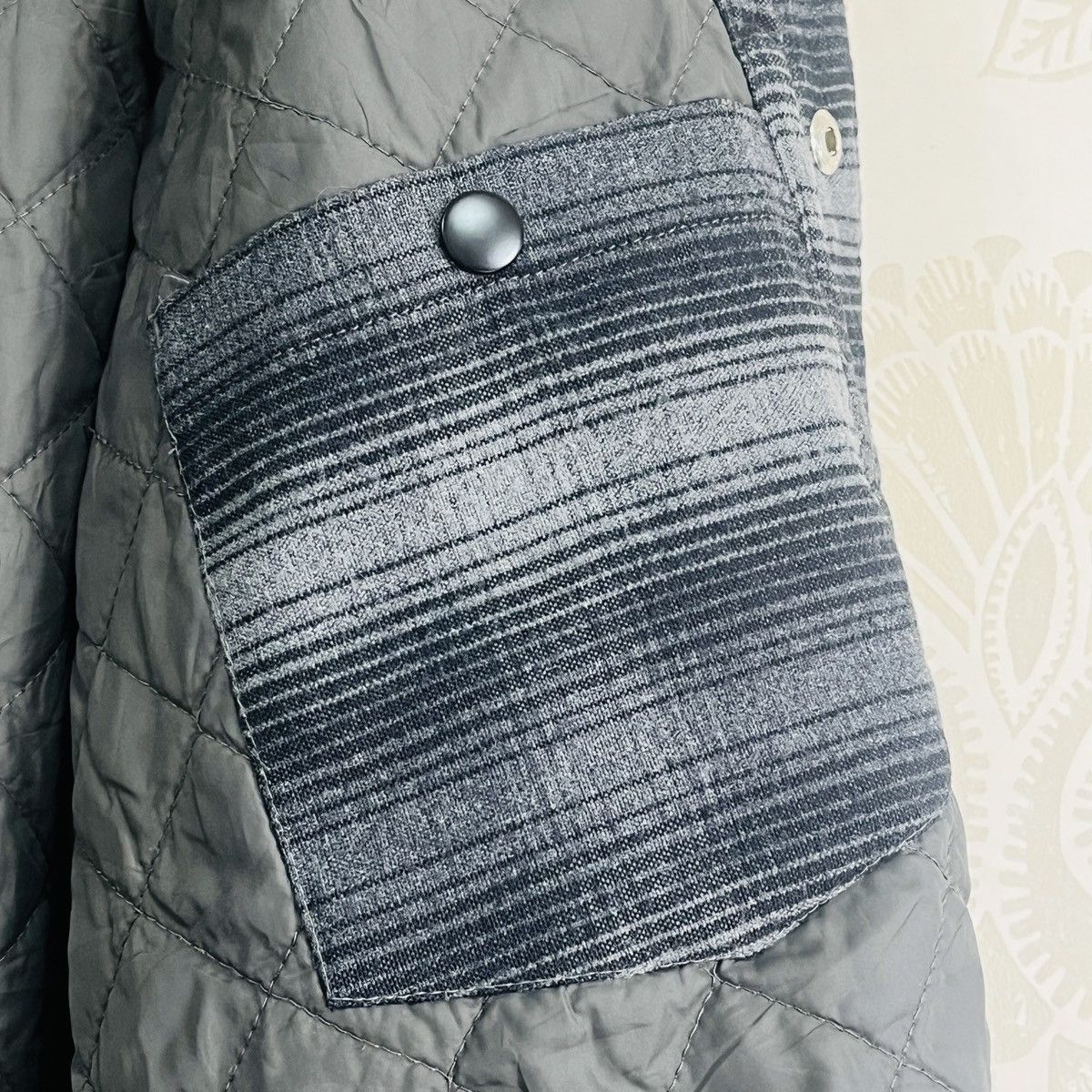 Engineered Garments NIKE Quilted Engineered Garments Buttons Jacket Dual Layer Size US L / EU 52-54 / 3 - 17 Thumbnail