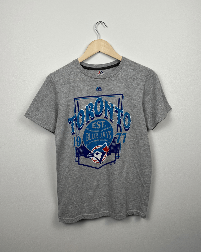 MLB × Majestic Majestic Toronto Blue Jays MLB Gray T-Shirt - Size Small Size US S / EU 44-46 / 1 - 3 Thumbnail