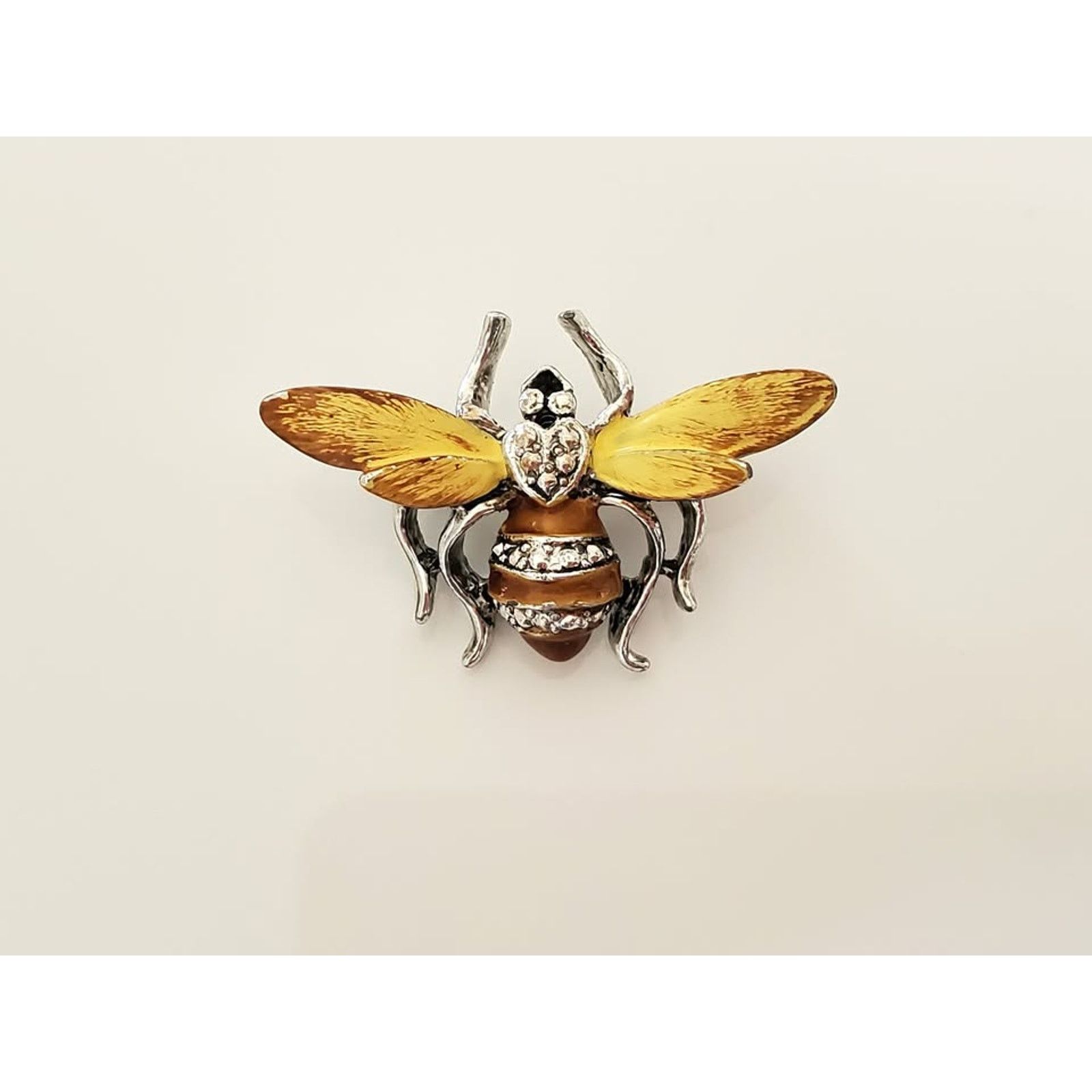 Other Enamel Metal Bumble Bee Brooch Size ONE SIZE - 1 Thumbnail