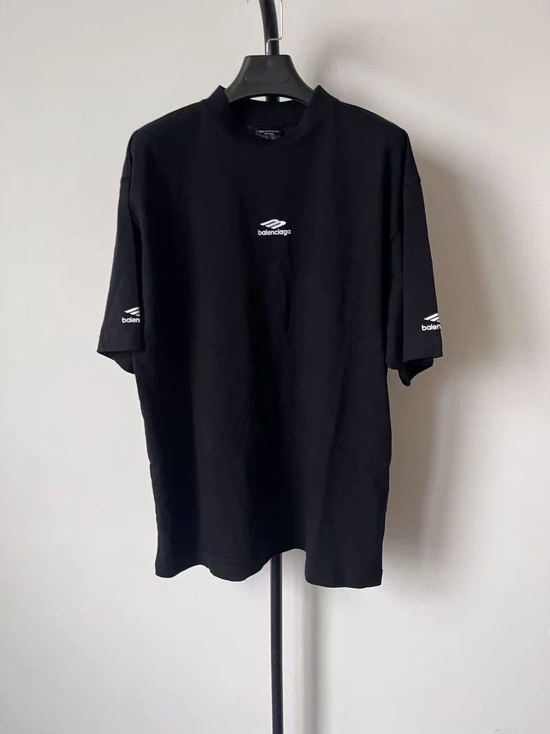 Balenciaga Balenciaga SKIWEAR Logo Print Short Sleeve T-Shirt-yf Size US S / EU 44-46 / 1 - 1 Thumbnail