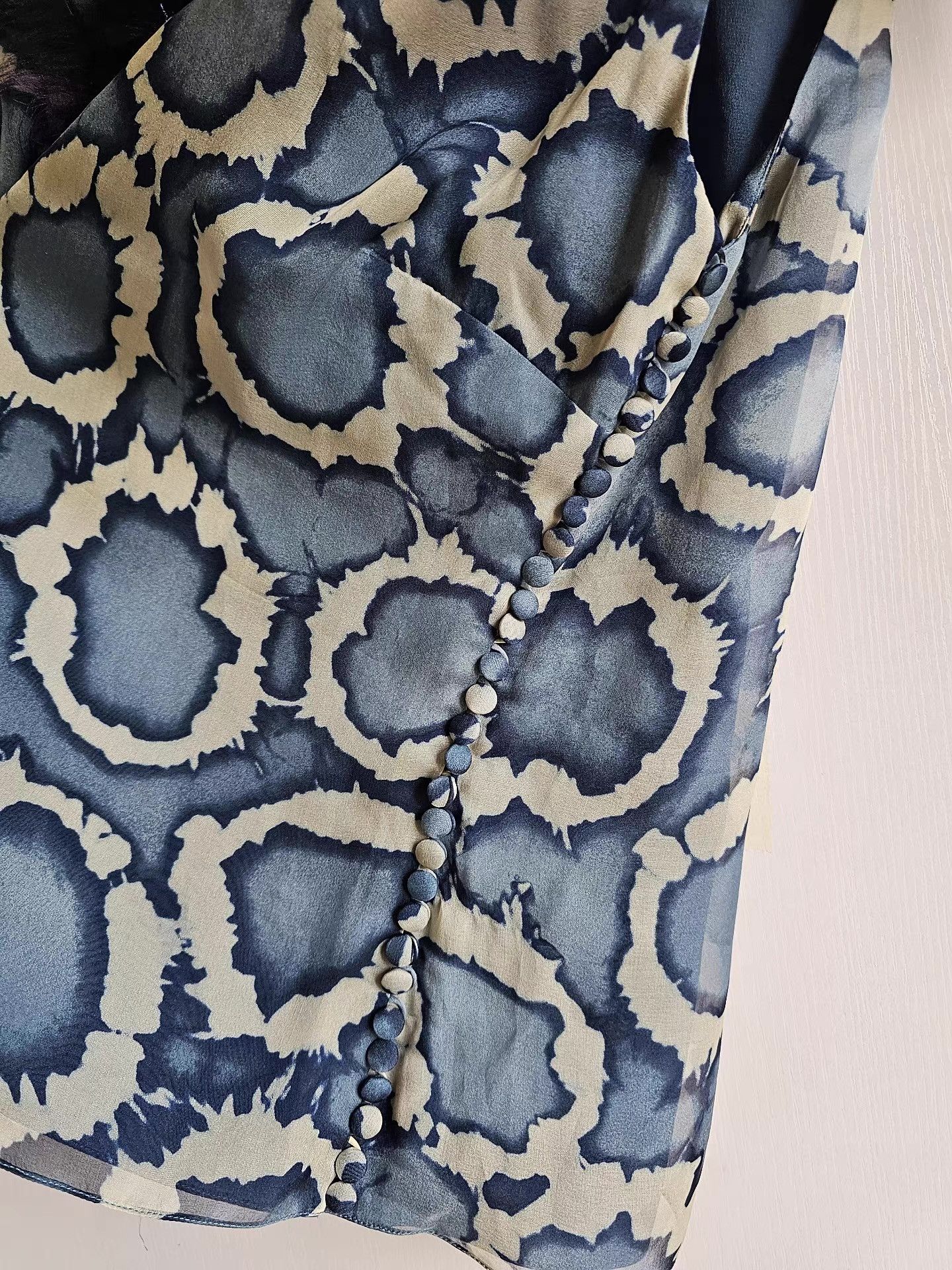 Dior Christian Dior silk glazed print camisole short-sleeve T Size US M / EU 48-50 / 2 - 4 Thumbnail