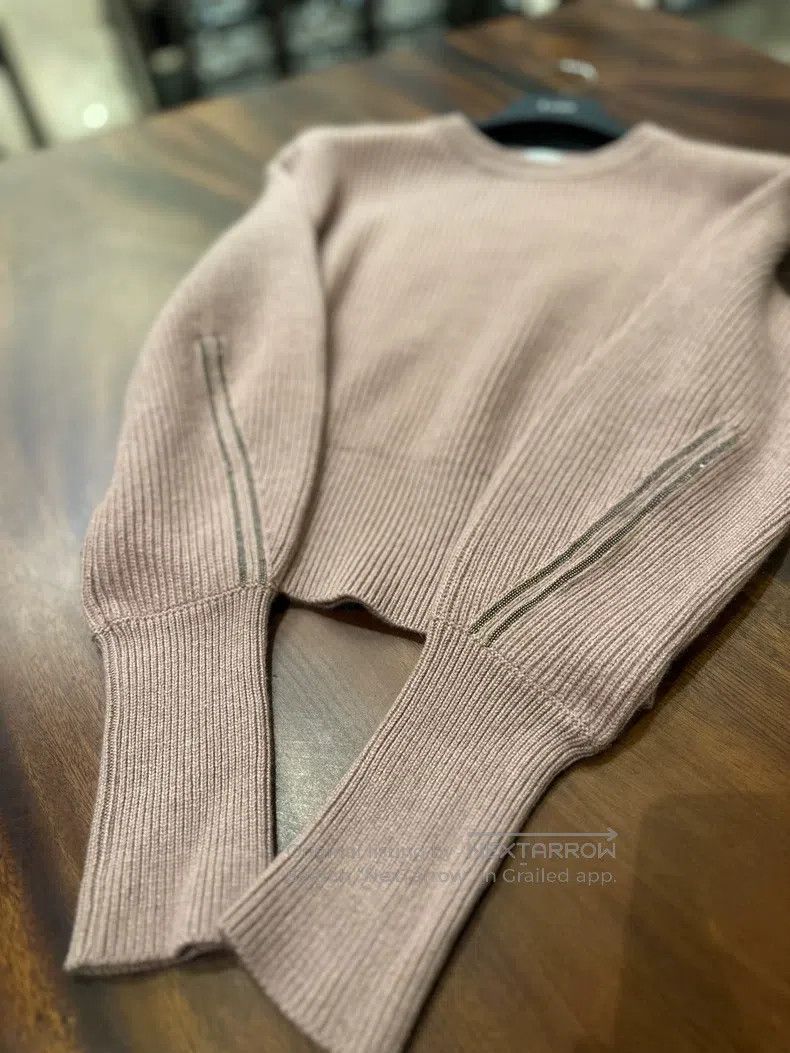 Brunello Cucinelli Brunello Cucinelli Pearly Beaded Cashmere Sweater, Pink Ve Size XXS / US 00 / IT 34 - 4 Thumbnail