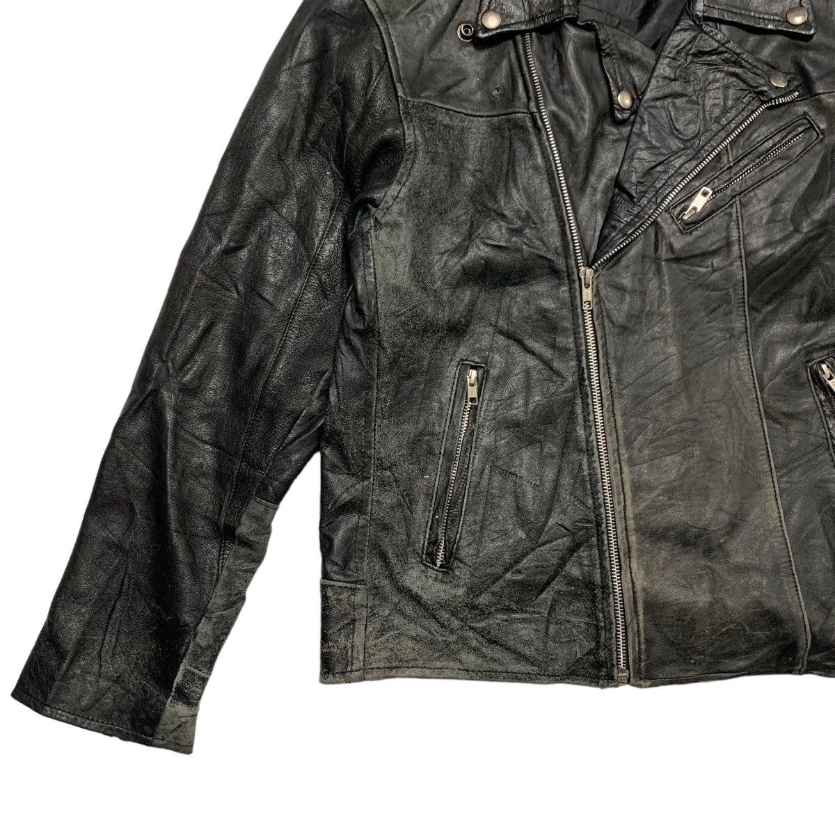 Other R Double Colar Leather Jacket Size US S / EU 44-46 / 1 - 2 Thumbnail