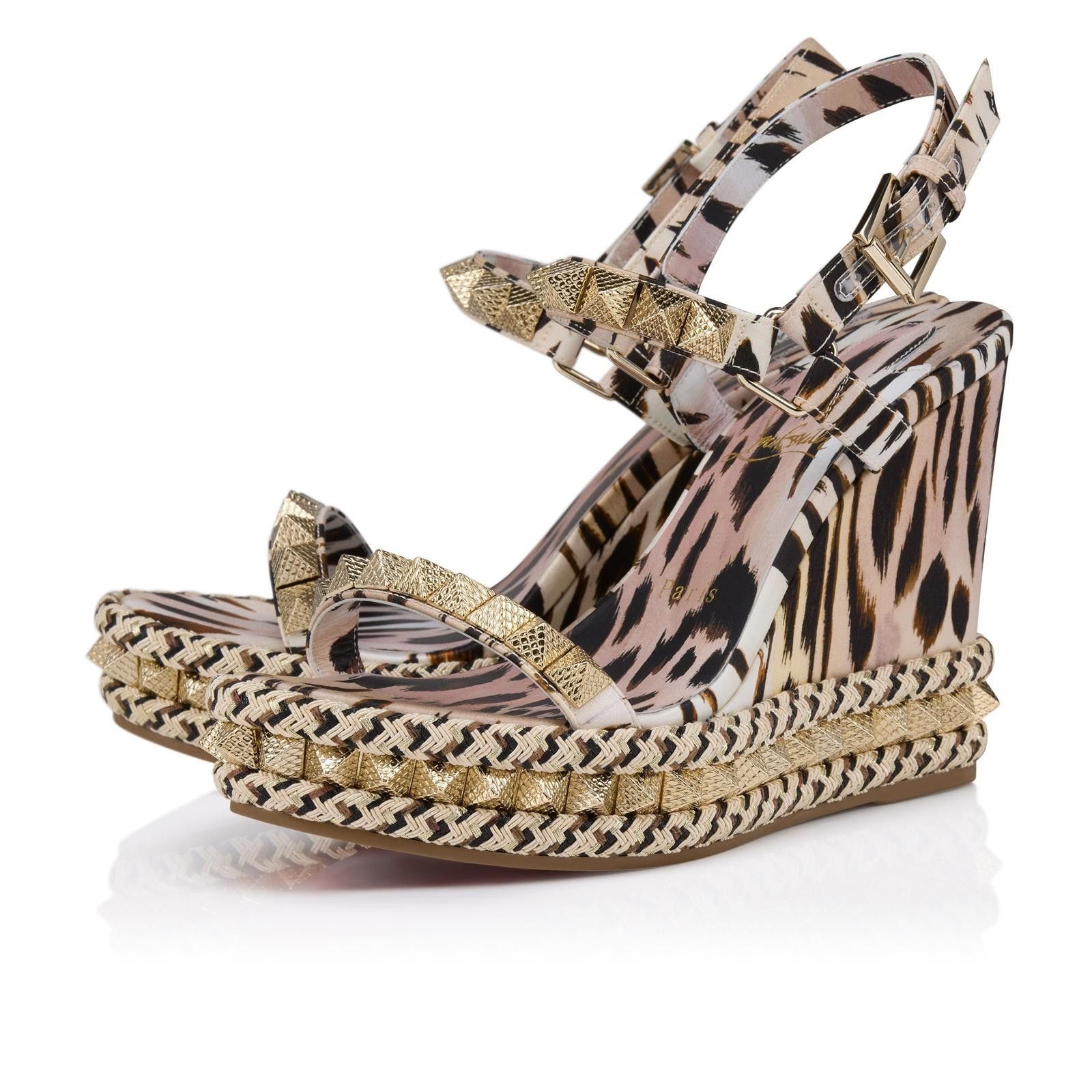Christian Louboutin Christian Louboutin Pyraclou Espadrille SIZE 37 Size US 7 / IT 37 - 2 Thumbnail