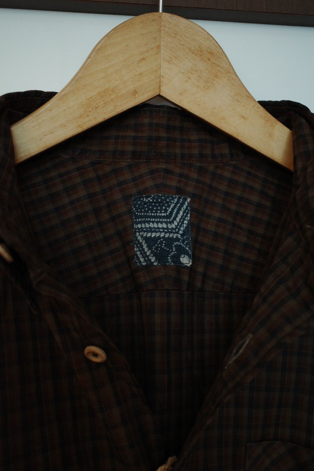 Visvim Visvim ICT V+V B.D. Check L/S Dk. Mud Shirt Size US M / EU 48-50 / 2 - 3 Thumbnail