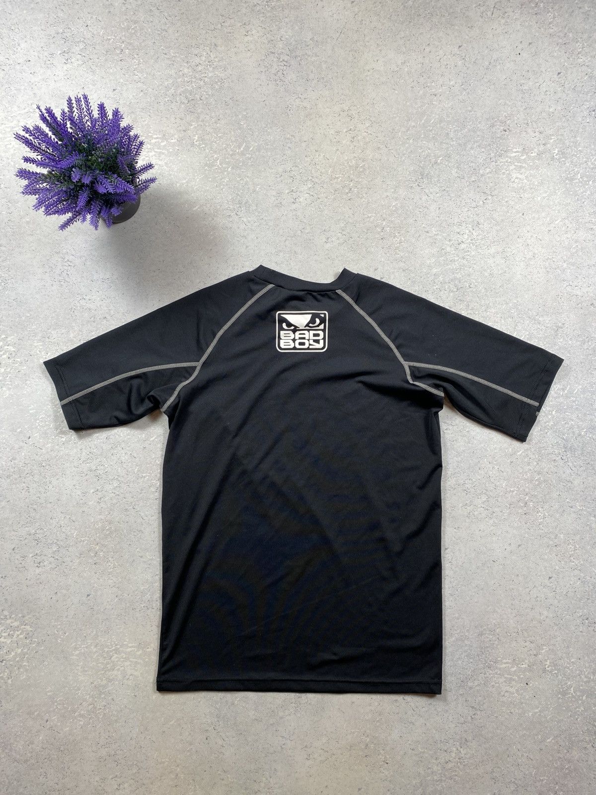 UFC Black Rashguard Bad Boy Engage short sleeve Size US M / EU 48-50 / 2 - 4 Thumbnail