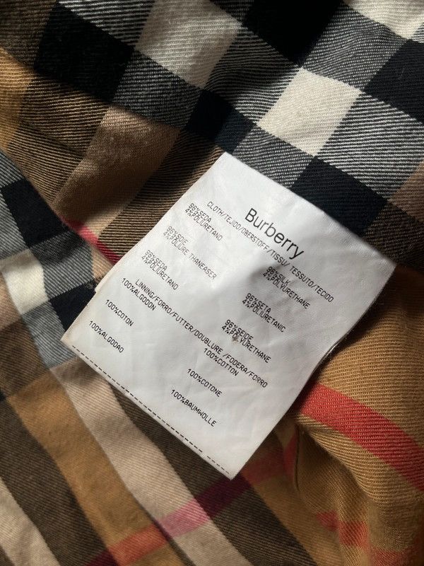 Burberry Burberry Sz 46 / XL 96% Silk Jacket Plaid Lining Size XL / US 12-14 / IT 48-50 - 6 Thumbnail