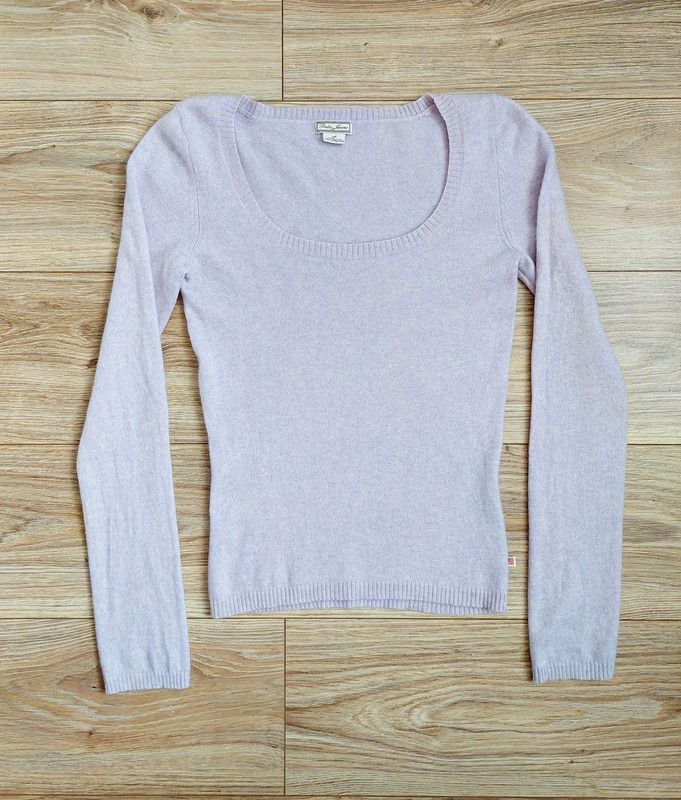 100% cashmere sweater Polo Jeans lilac light purple vintage