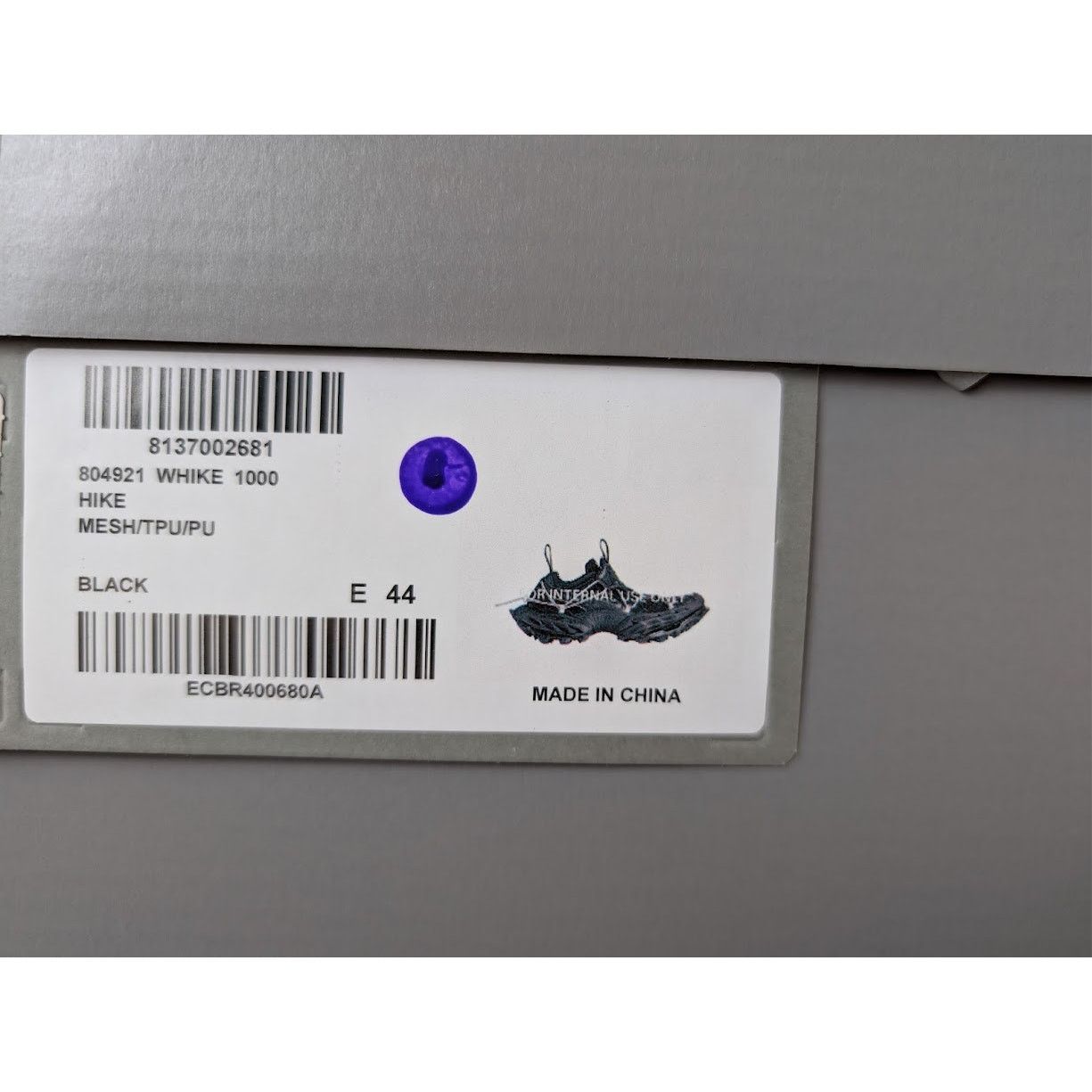 Balenciaga o1rshd1 Hike Low-Top Sneakers in Black Size US 11 / EU 44 - 21 Thumbnail