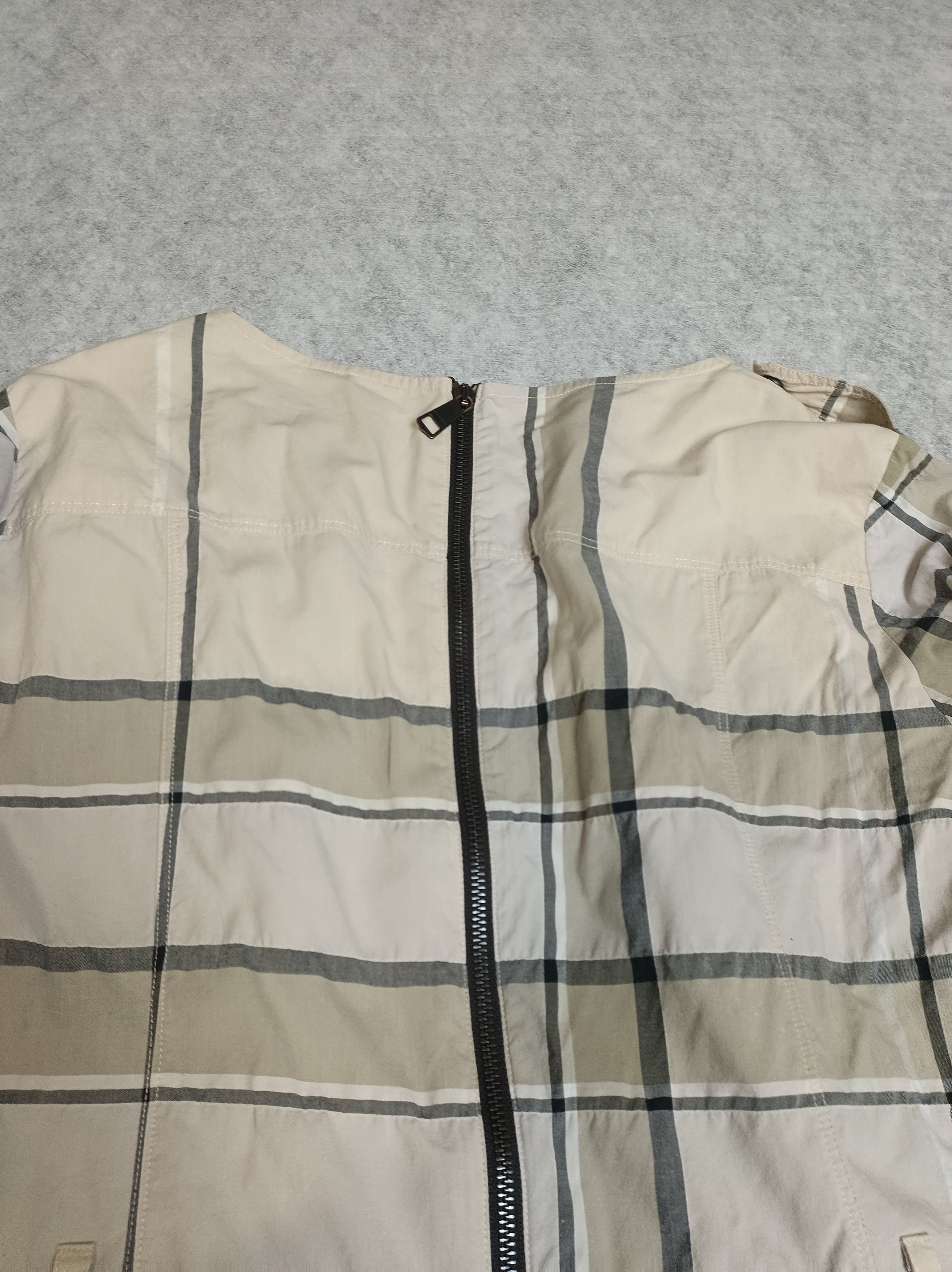 Burberry Burberry Brit Kristie Dress Nova Check Plaid Beige Grey US12 Size L / US 10 / IT 46 - 12 Thumbnail