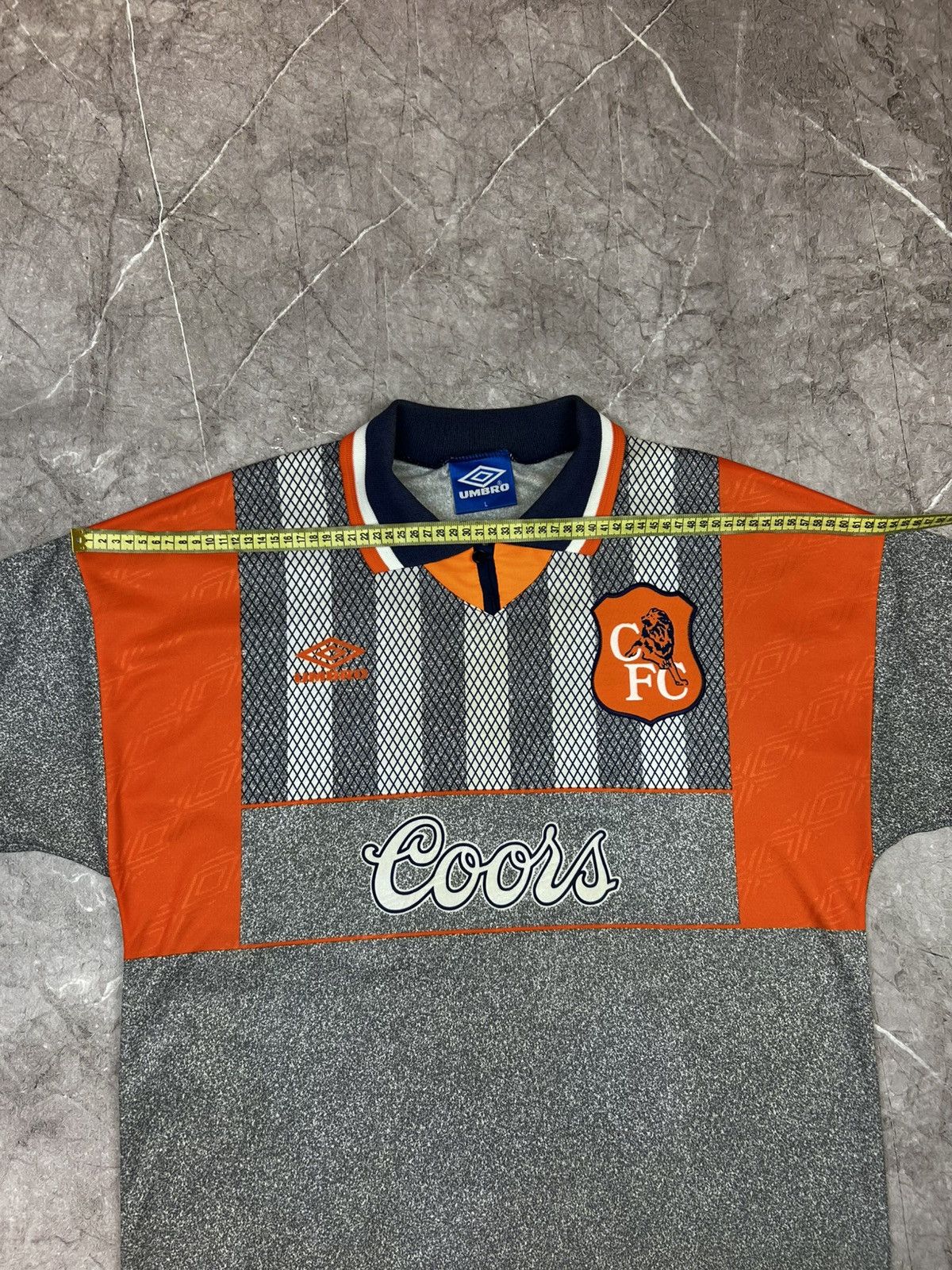 Umbro Vintage Chelsea 1994/95 Away Kit Jersey Size US L / EU 52-54 / 3 - 12 Thumbnail