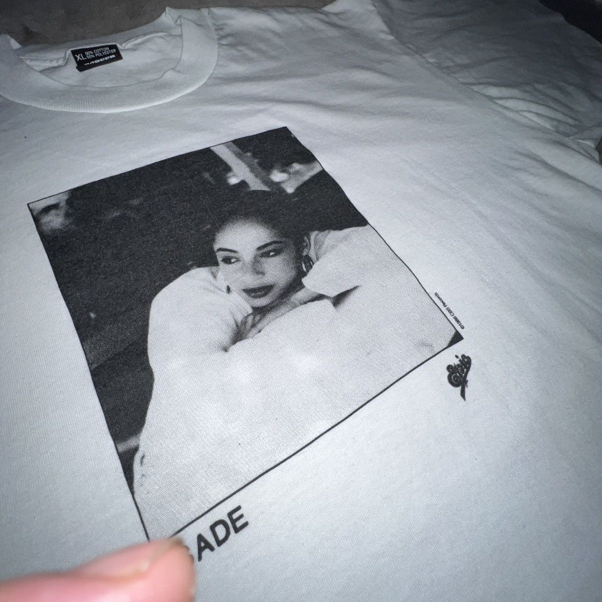 Vintage 80s VTG SADE - Epic Records T-Shirt Promo Size US XL / EU 56 / 4 - 6 Thumbnail