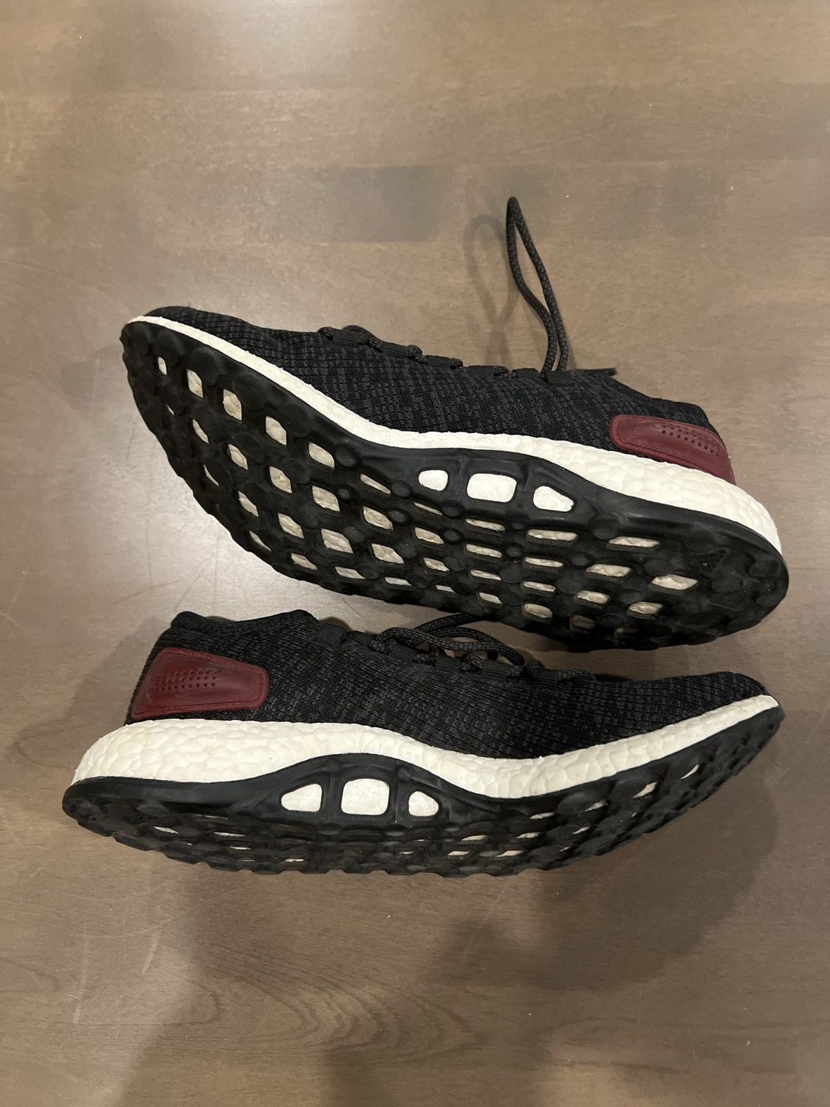 Adidas Adidas Pureboost Core Black Cardinal Size US 9 / EU 42 - 4 Thumbnail