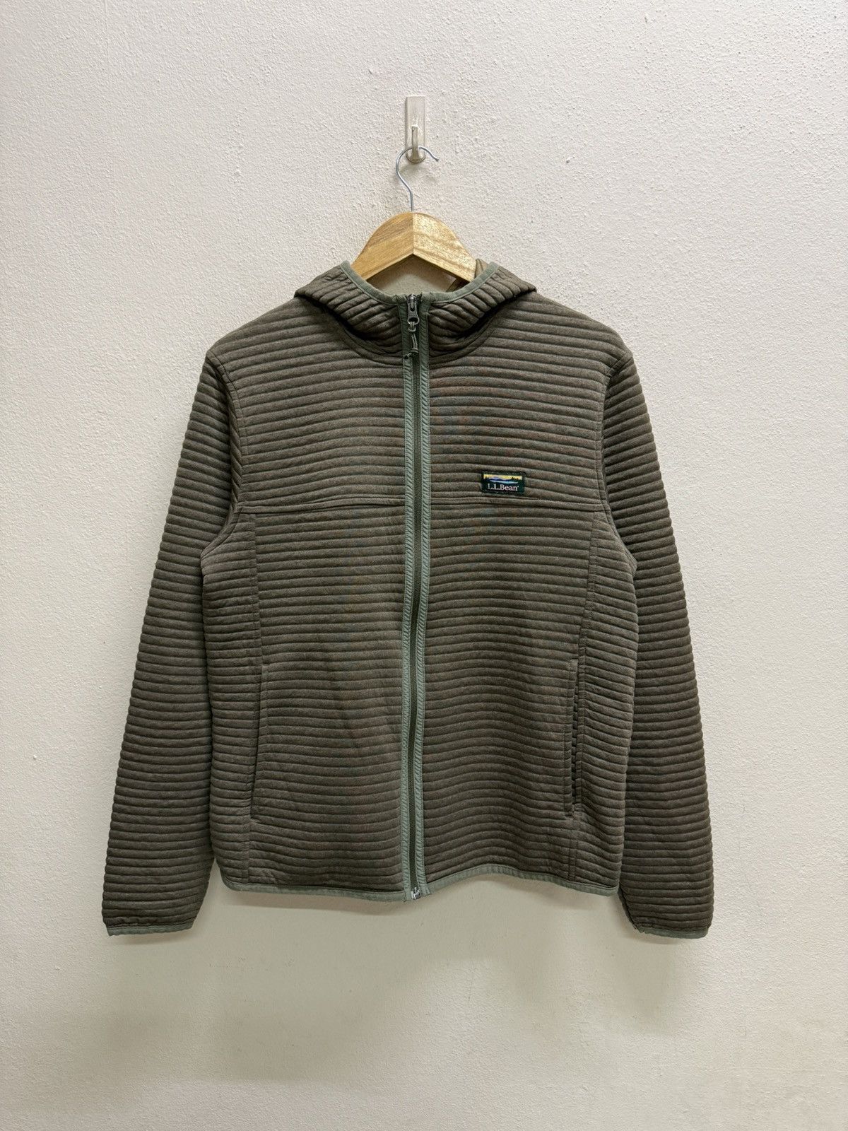 L.L. Bean L.L Bean Slightly Fitted Quilted Zip Up Outdoor Sweater Size US S / EU 44-46 / 1 - 18 Thumbnail