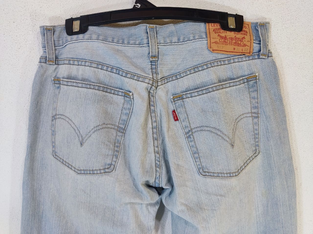 Levi's vintage levis 527 low bootcut flare denim nice design Size US 33 - 11 Thumbnail