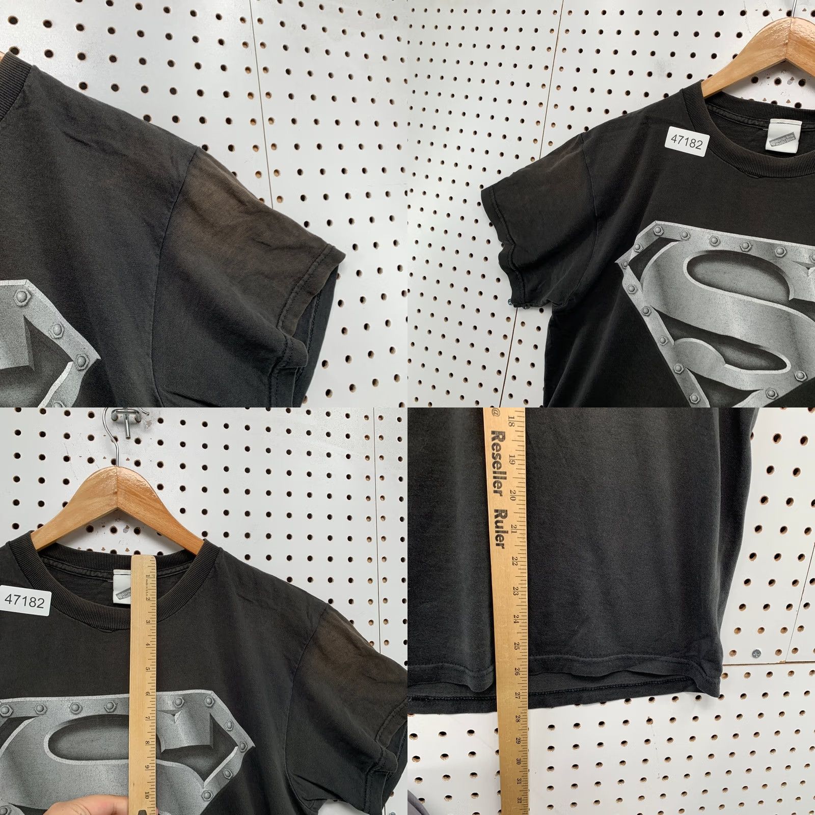 Vintage VINTAGE DC Comics Superman T Shirt Mens Medium Black Warner Bros Size US M / EU 48-50 / 2 - 8 Thumbnail