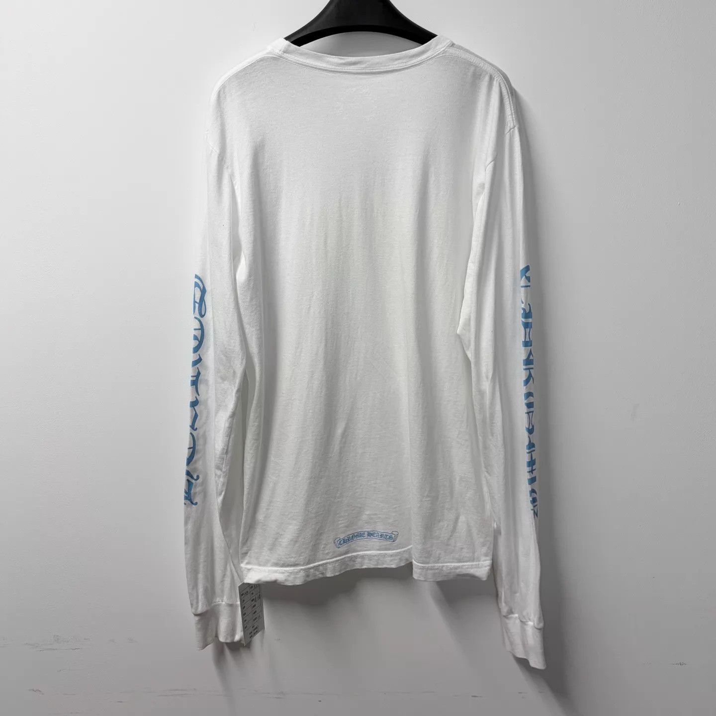 Chrome Hearts CH White Miami Limited LS Blue Sanskrit Collar & Sleeves Size US M / EU 48-50 / 2 - 2 Thumbnail