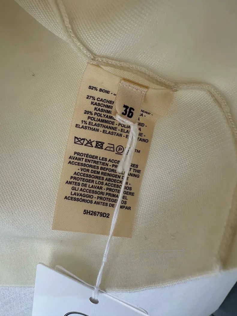 Hermes Hermes 25 Autumn-Winter Cashmere Blend Knit Ribbed Round N Size XS / US 0-2 / IT 36-38 - 3 Thumbnail