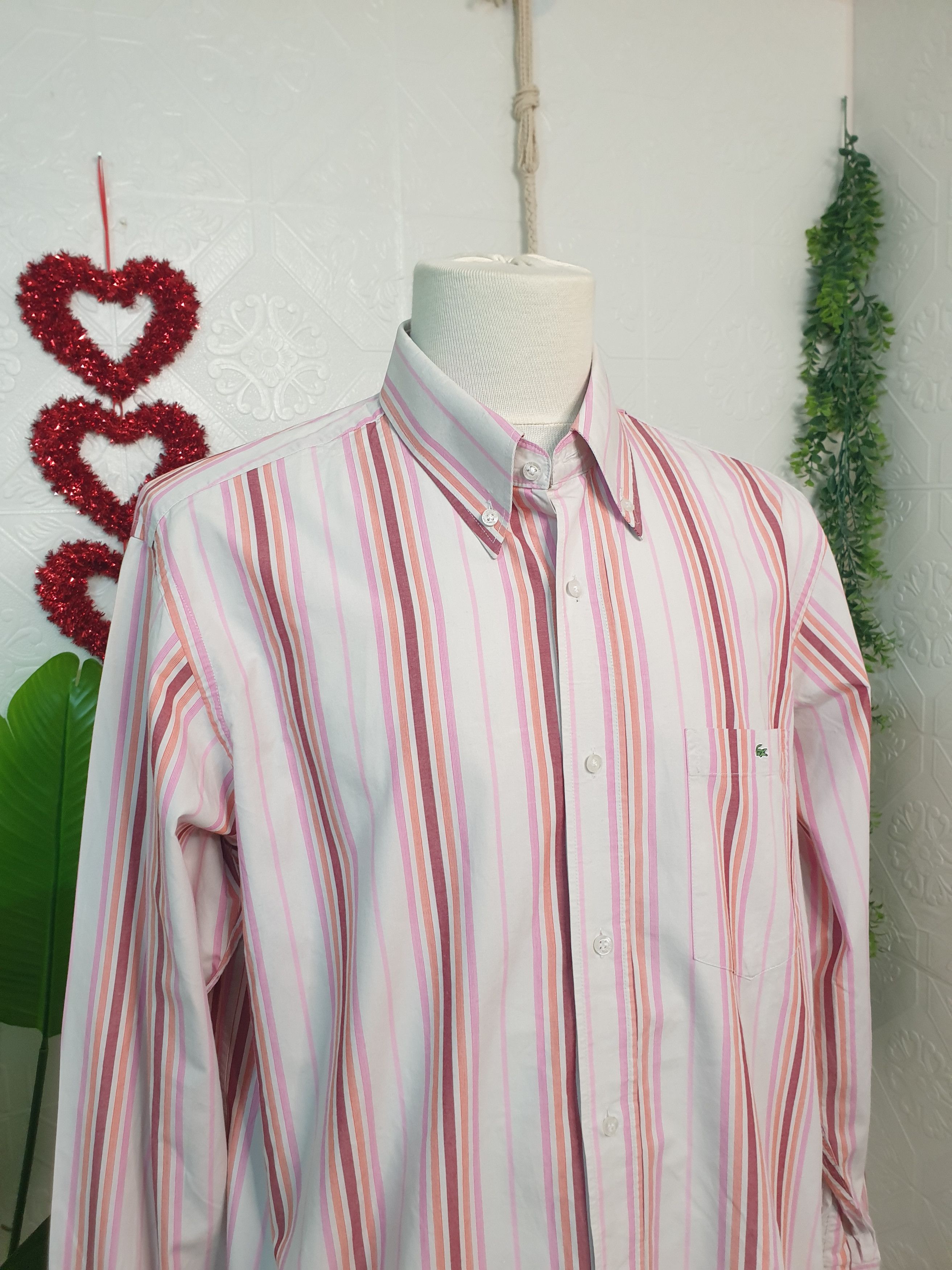 Lacoste × Vintage LACOSTE shirt for MAN size france44 (xl general) Size US XL / EU 56 / 4 - 3 Thumbnail