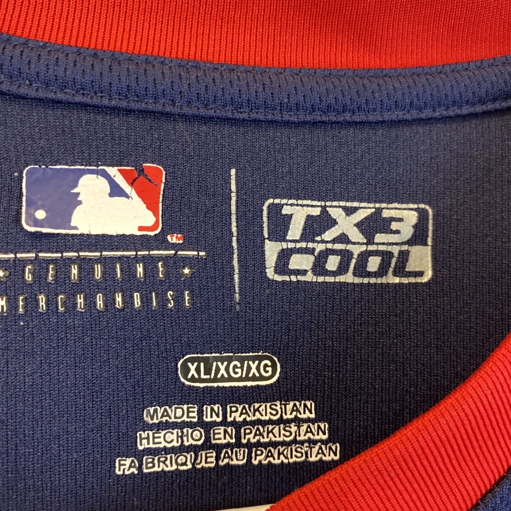 MLB VINTAGE Boston Red Sox Shirt Nike Dri-Fit MLB Regular Tee Men XL Navy Blue MLB Baseball Tee /48-49 Size US XL / EU 56 / 4 - 7 Thumbnail