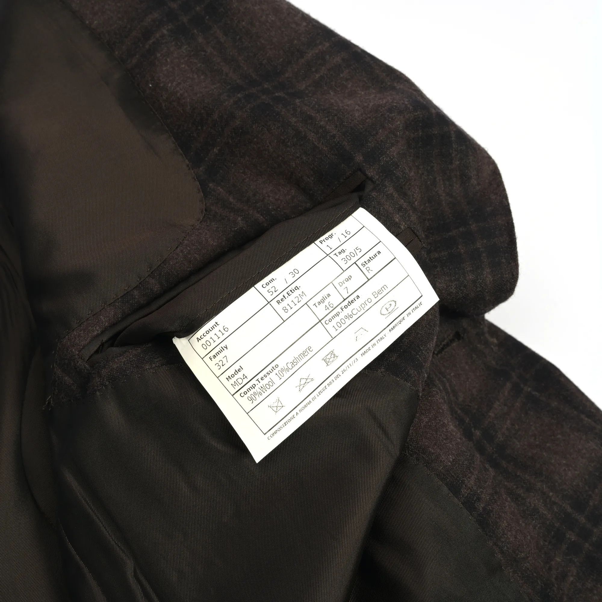 Cifonelli CIFONELLI wool & cashmere jacket (46 EU) Size 36R - 11 Thumbnail