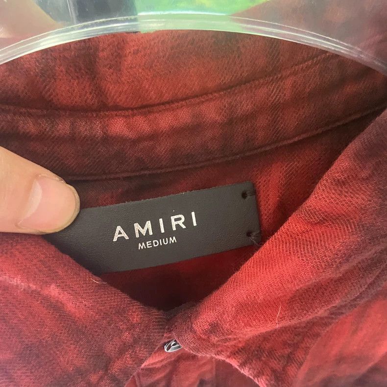 Amiri Amiri 18AW Cloud Plaid Shirt Size US M / EU 48-50 / 2 - 3 Thumbnail