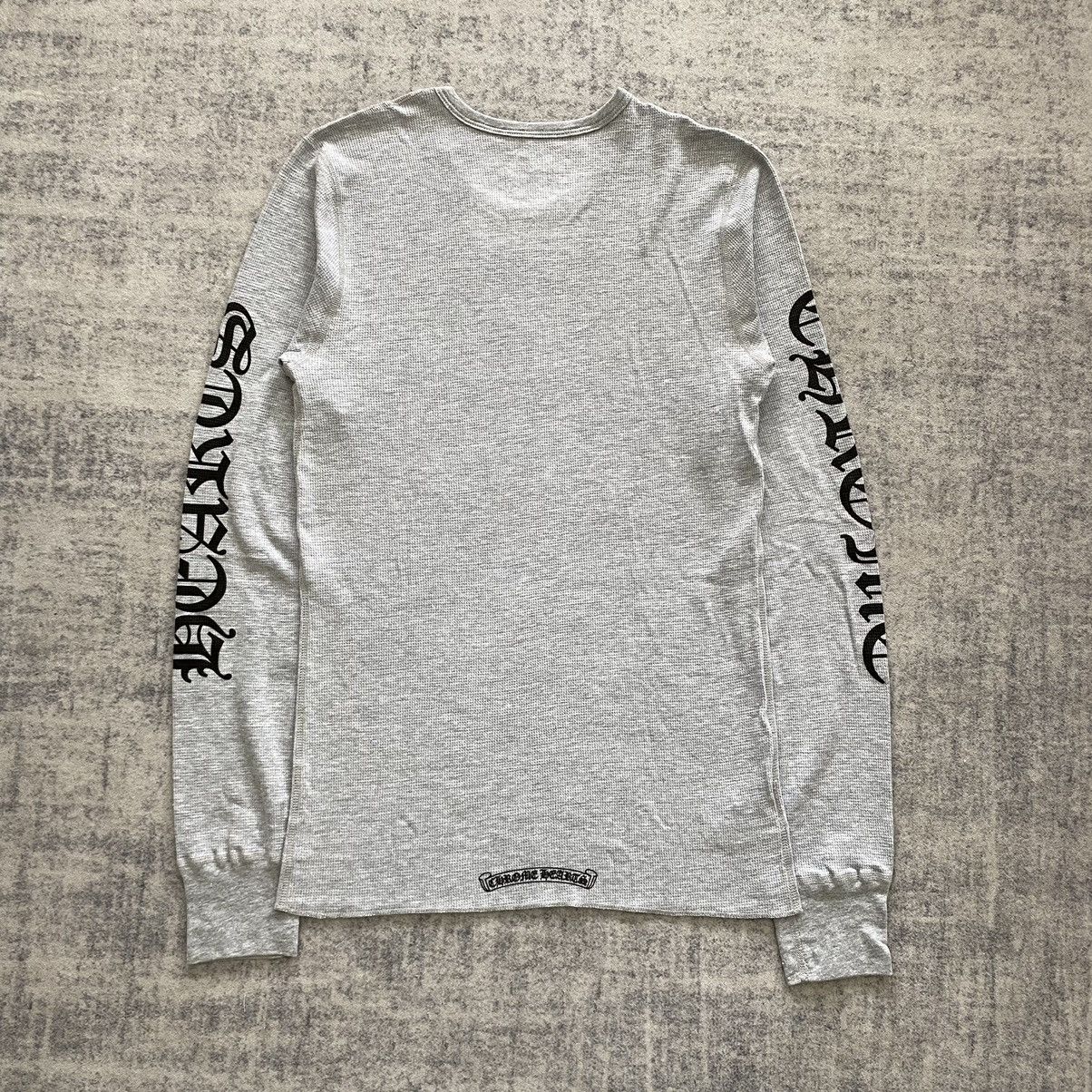Chrome Hearts Chrome Hearts Scroll Thermal long t-shirt Gray Size M / US 6-8 / IT 42-44 - 2 Thumbnail