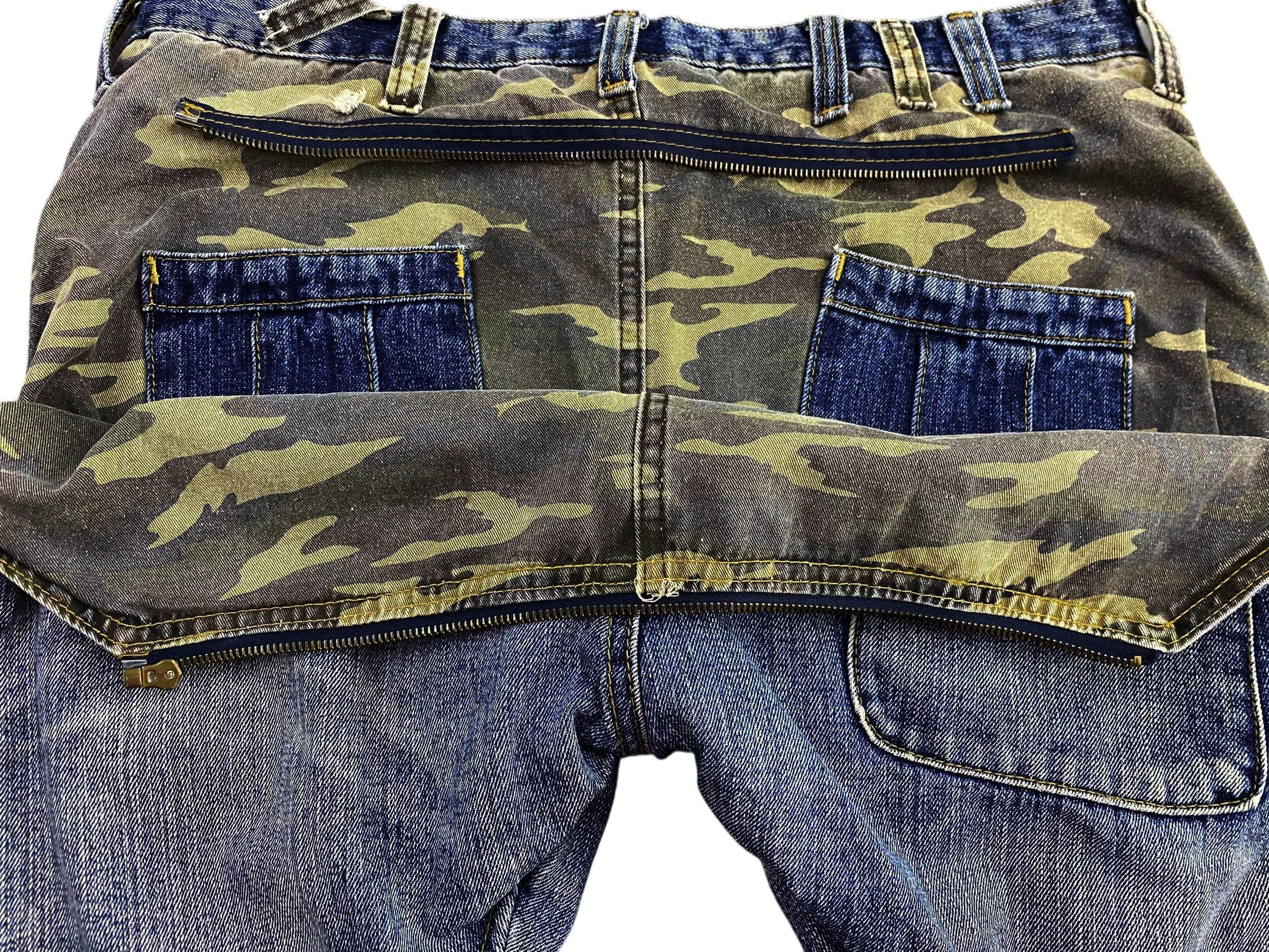 Japanese Brand BreathMINt Double-Waist Denim Jeans (Japanese Brand) Size US 31 - 8 Thumbnail