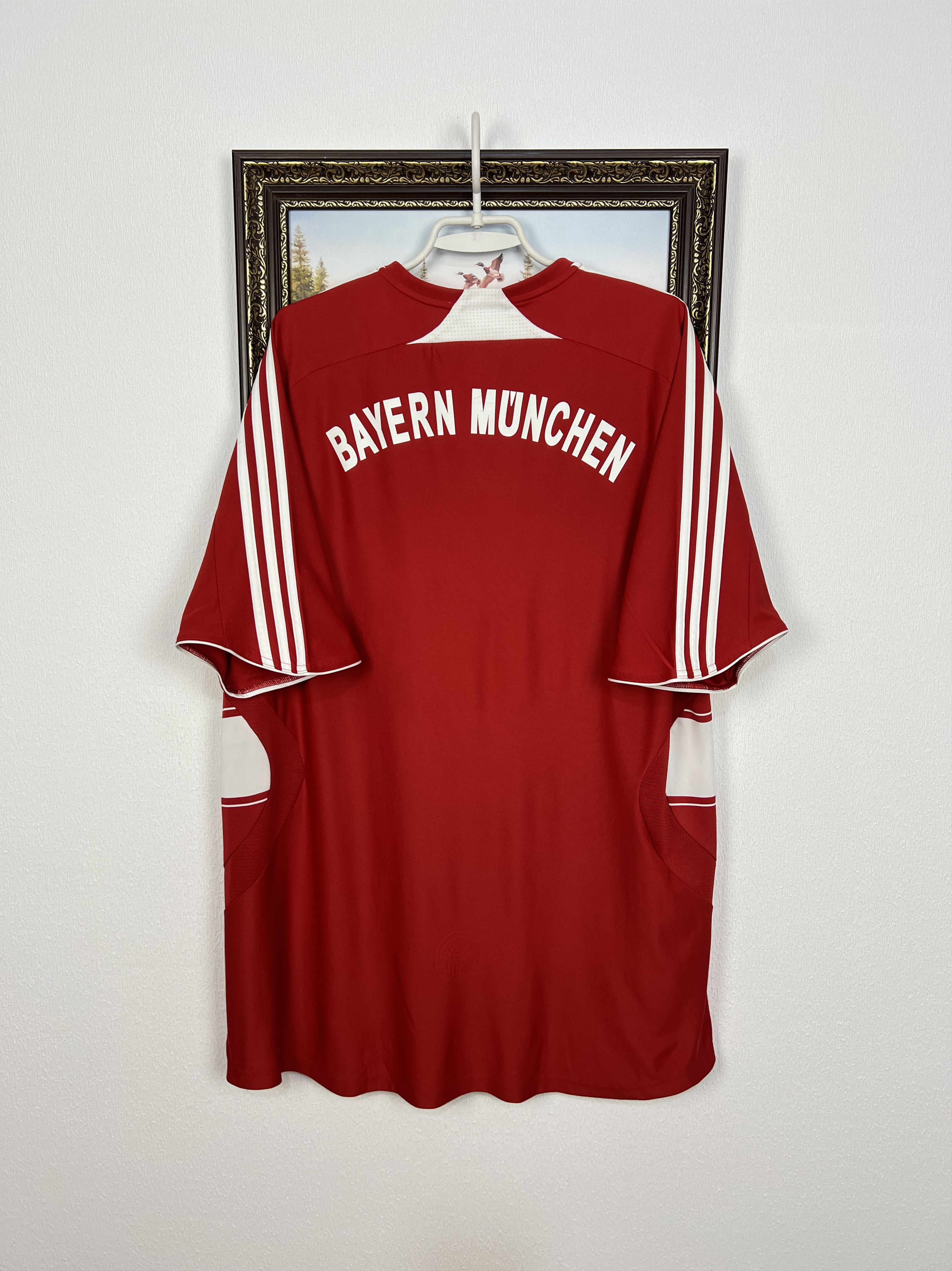 Adidas Bayern Munich Home football shirt 2007 Soccer Adidas Jersey Size US XXL / EU 58 / 5 - 12 Thumbnail
