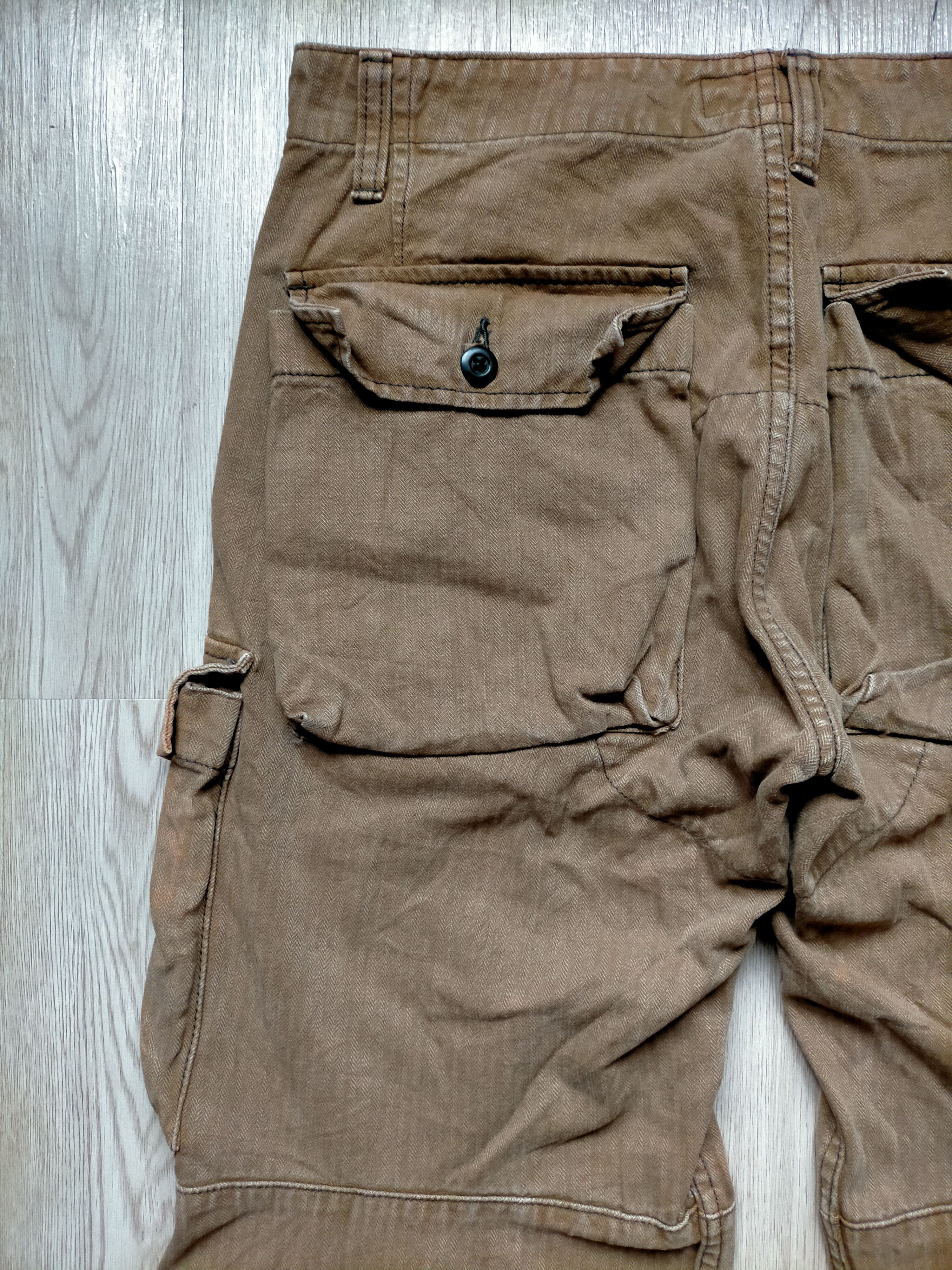 Big John × Vintage Vintage Big John Japan Cargo Denim Pants Size US 34 / EU 50 - 10 Thumbnail