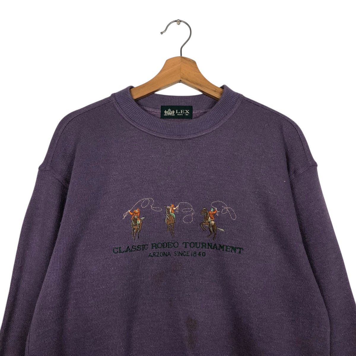 Issey Miyake 📌Vintage Sweatshirt Lex Big Logo Over Print Embroidery Size US M / EU 48-50 / 2 - 4 Thumbnail