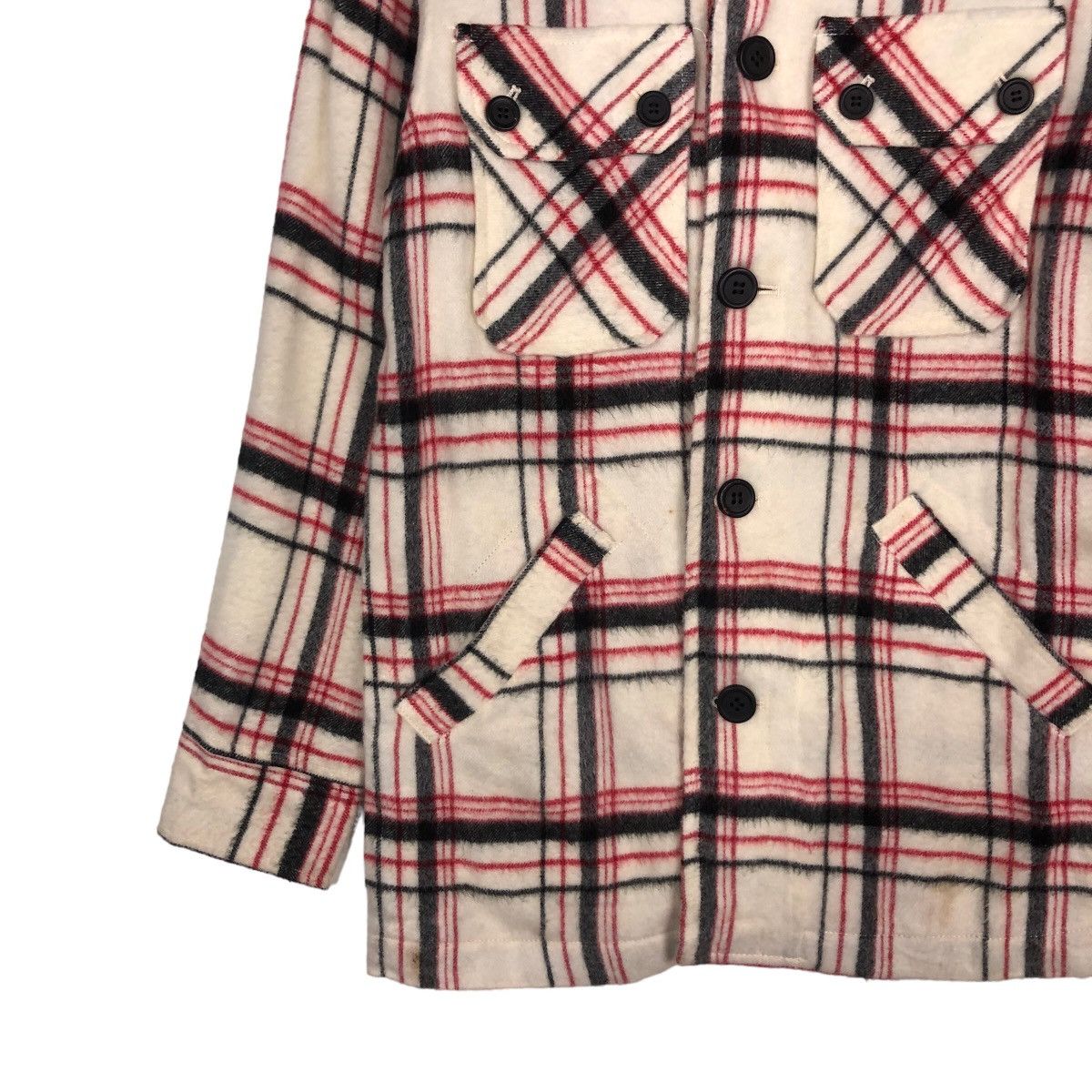 Japanese Brand 🔥Vintage Wool Shirt Flannel Jacket Mozz Tartan Design Size US M / EU 48-50 / 2 - 4 Thumbnail